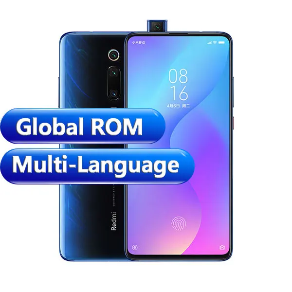 Global ROM BLUE Xiaomi Redmi K20 с глобальной ПЗУ, 6 ГБ, 128 ГБ, мобильный телефон, Snapdragon 730, 48мп, задняя камера, всплывающая, фронтальная камера, 4000 мАч, 6,3" AMOLED - Цвет: Global ROM BLUE