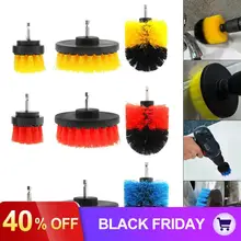 3 шт./компл. " 3,5" " Мощность поломоечных щеток, набор для чистки Ванная комната дрель ковровая плитка раковина Пластик механический инструмент кисть