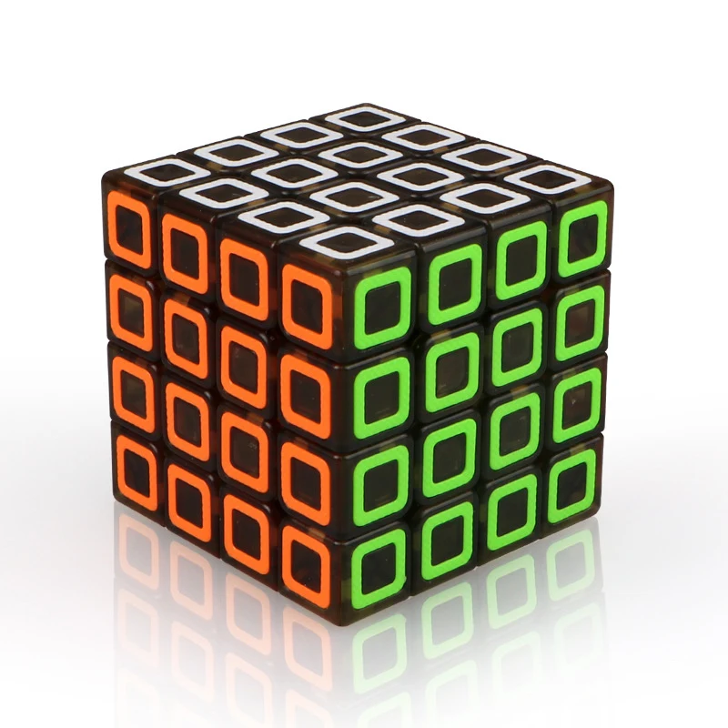 Размер Профессиональный Кубик Рубика 3x3x3 4x4x4 5x5x5 клен треугольник пирамиды Скорость Куб обучающий игрушки для детей подарок - Цвет: Красный