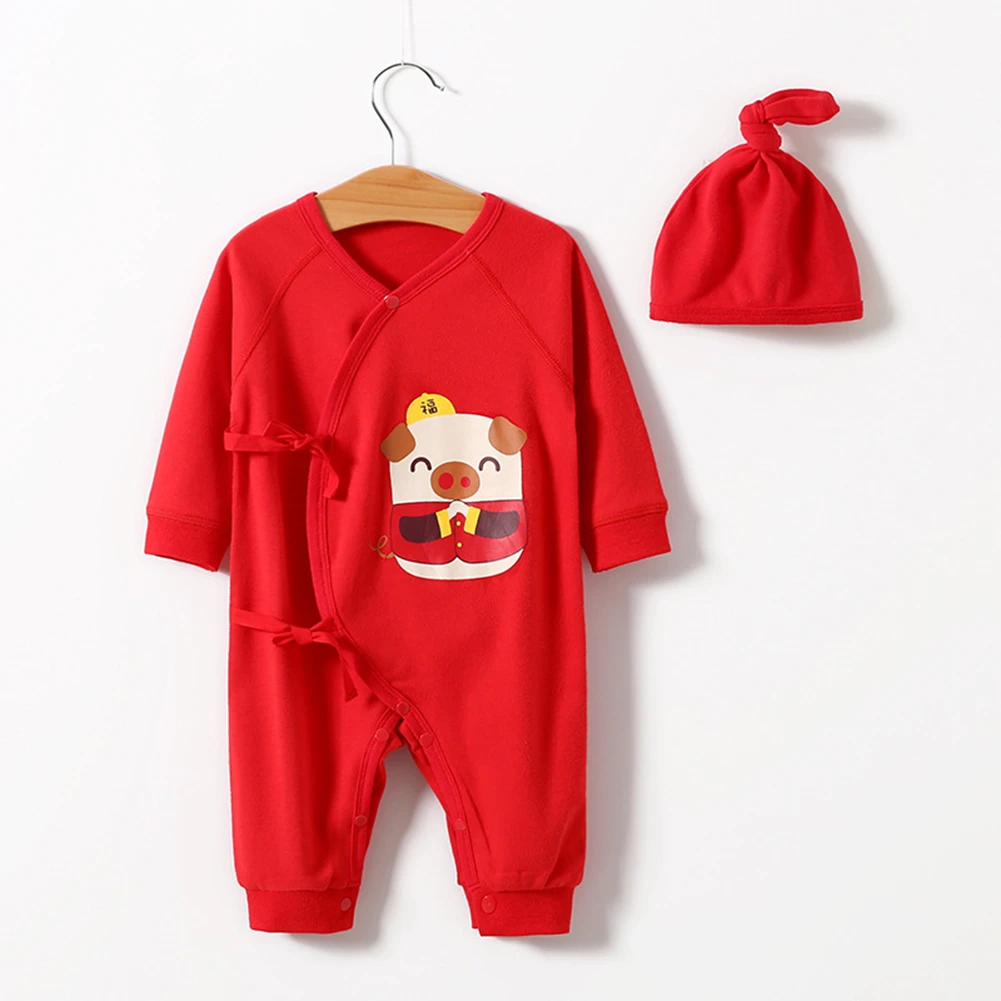 baby boy red romper