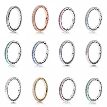 Новинка 925 стерлингового серебра и 14 золотого цвета чашеобразные кольца для женщин ювелирные изделия розовое золото капли масла Мода diy обручальное кольцо