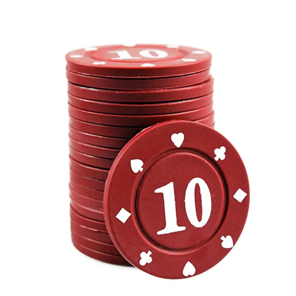 100 шт Техасский покерный чип Счетный бинго набор монет казино развлекательные аксессуары для карточная игра фишки карты Игры покер