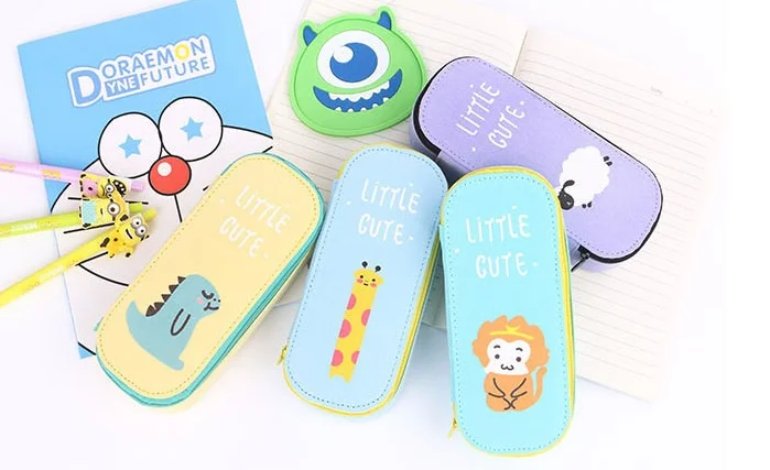 

Милый карандаш с животными, Фотосумка, емкость для хранения, Детские канцелярские принадлежности, офисные школьные принадлежности, Escolar Papelaria