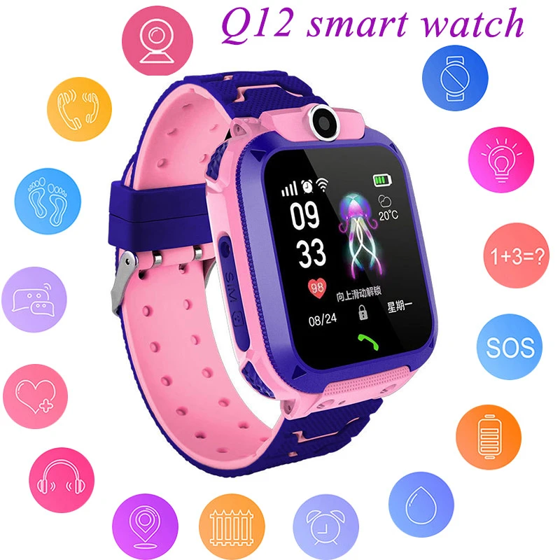 Cocuklar Gps Akilli Saat Erkek Izle Kiz Izle Cok Fonksiyonlu Cocuk Dijital Kol Saati Bebek Seyretmek Telefon Ios Android Icin Cocuklar Children S Watches Aliexpress