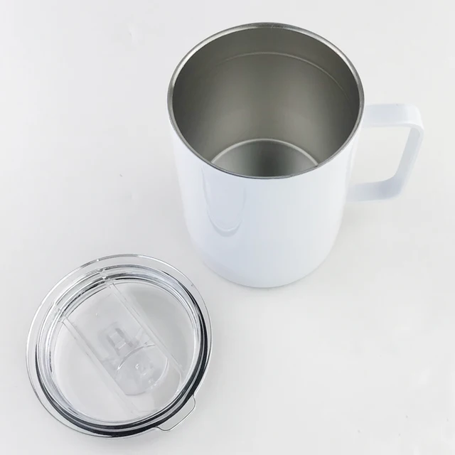 White Sublimation Tumbler Blanks 10oz 12oz 15oz 17oz 20oz 30oz Blank  Stainless Steel Vacuum Mug For Diy Gift Heat Press Tumblers - 3d Printing  Materials - AliExpress