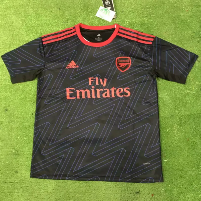 Новинка 19/20, футбольная рубашка «Arsenal», OZIL, домашняя красная футбольная майка, желтая, LACAZETTE AUBAMEYANG, футболка с коротким рукавом - Цвет: shirt
