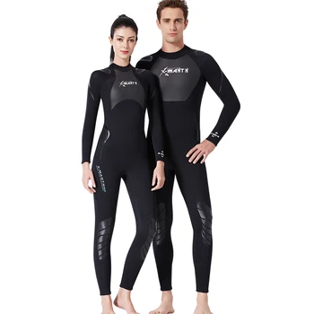 

Men And Women Wetsuit One-Piece Neoprene 3mm Diving Suit Winter Long Sleeve High elasticity Surf Swimwear Equipment Jellyfish