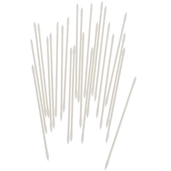 

25Pcs/pack Pro Dust Free Disposable Cleaning Swab Cotton Stick For Earphone Headphone Phone Charge Port Accessories