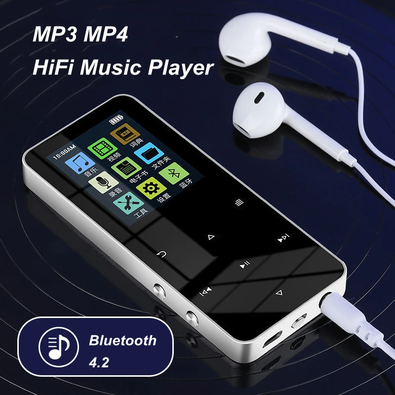 sony walkman mp3 MP3 MP4 HiFi Music Player Bluetooth-compatible Support Card With FM Alarm Clock Pedometer E-Book Built-in Speaker student Gift microsoft zune