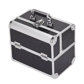 

Multi-storet Cosmetic Case Double-opening Cosmetic Storage Box Portabe Beaury Toitery Wash Kit Case Travel Cosmetic Suitcase