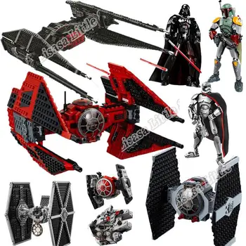 

New 2019 Star Wars Red Tie Fighter AT-TE Walker Building Blocks Brick Toys For Children With 75240 75242
