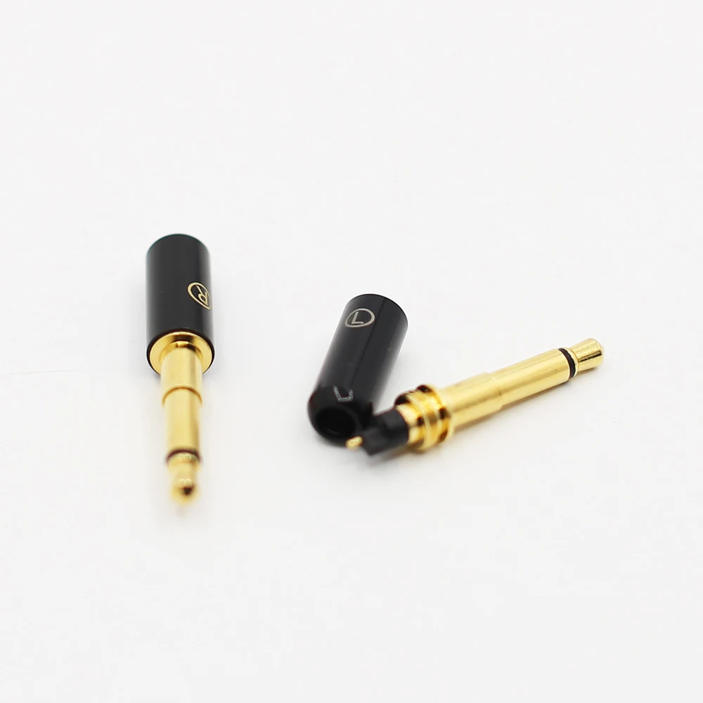 Audiocrast пара 24K позолоченный 2 5 мм аудио разъем для DIY Allen OPPO PM01 кабель