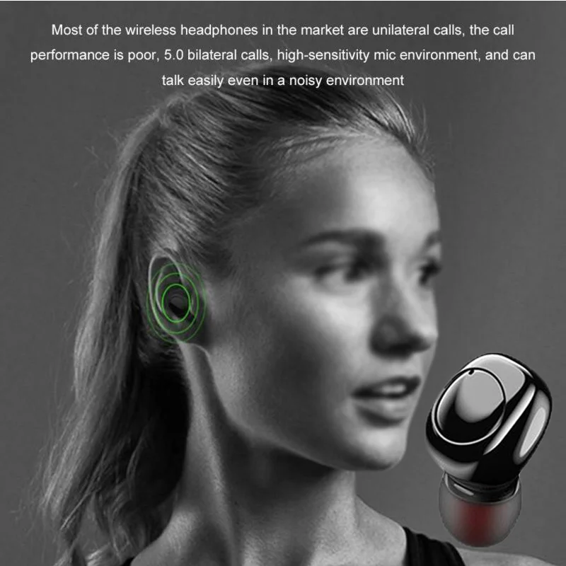 Горячие беспроводные Bluetooth наушники спортивные наушники Портативные модные перезаряжаемые 5,0+ EDR гарнитура