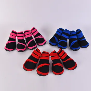 

Pet Shoes Big Dog Diving Shoes Rubber Sole Diving Fabric Anti-slip Waterproof