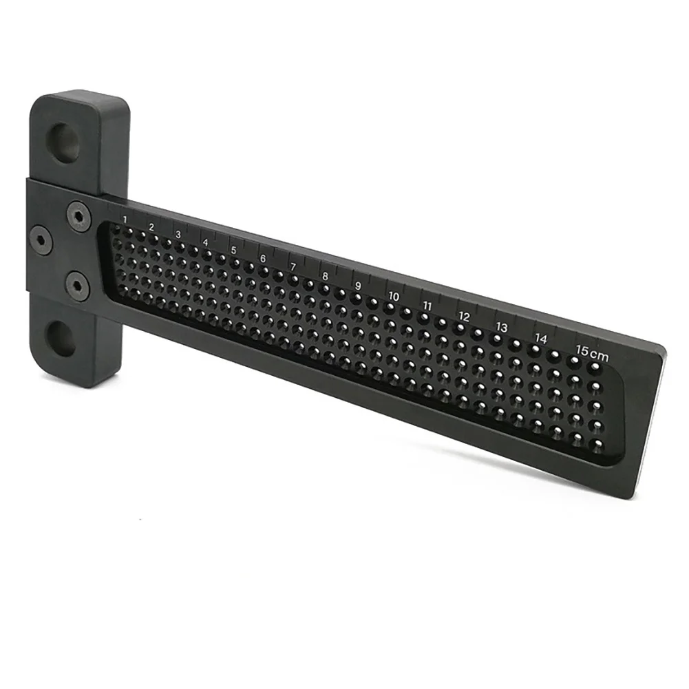

Woodworking Scribe T-type Ruler Hole Scribing Gauge Crossed-out Tool Aluminium alloy Measuring Tool DIY Woodwork Enthusiasts