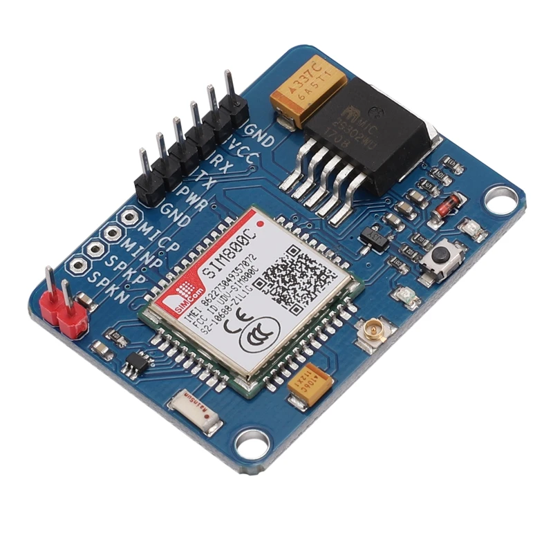 SIM800C GPRS модуль gsm sim беспроводной модуль ttl макетная плата замена SIM900A с 2,4G антенна IPX функция Bluetooth