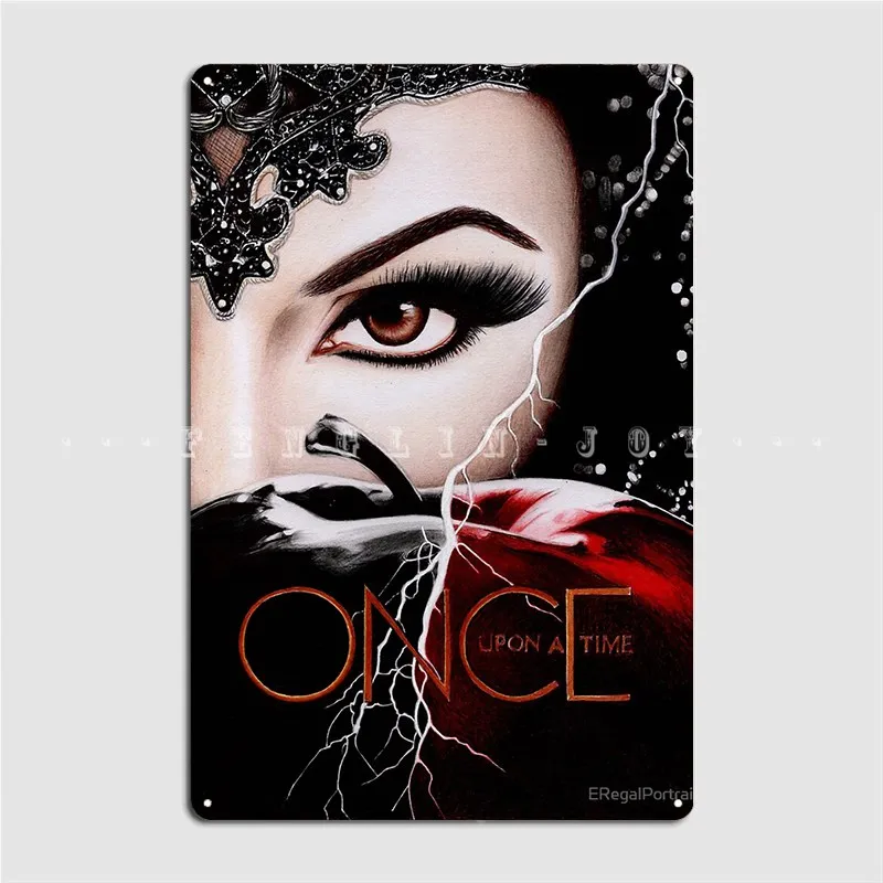Металлический знак Once Upon A Time S6 Клубная стена создание стен Декор оловянные