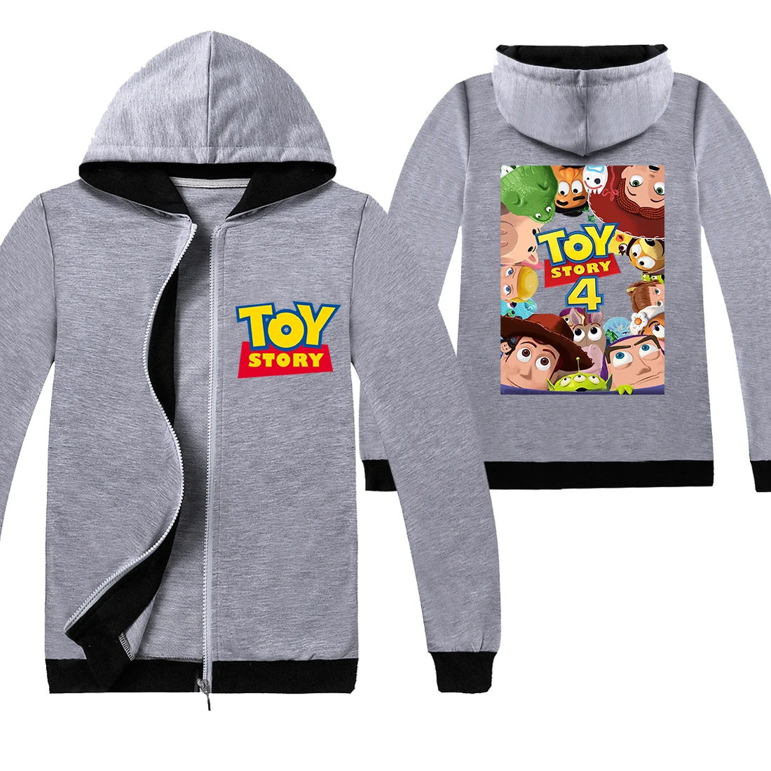 C1173 Toy Story 4/зимняя одежда для маленьких мальчиков; футболка с длинными рукавами для крупных детей; пальто; толстовки; одежда для маленьких девочек на День Благодарения - Цвет: C1173