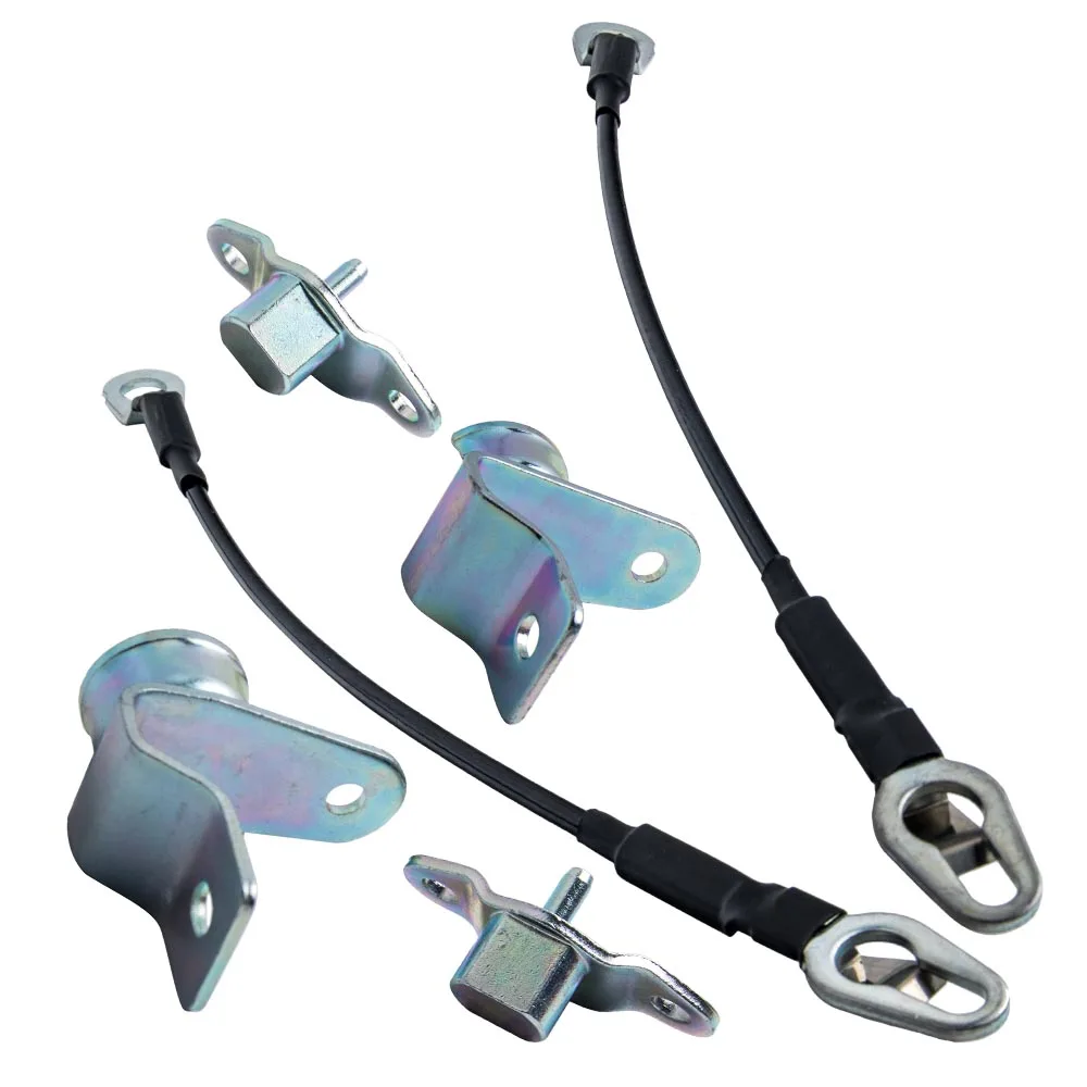 6x Tailgate Hinges Cables Repair Kit Left Right Set for Chevy Silverado