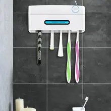 УФ настенный Зубная щётка держатель 4 Зубная щётка держатель стерилизатора 6-минутный таймер высокое качество и Фирменная Новинка