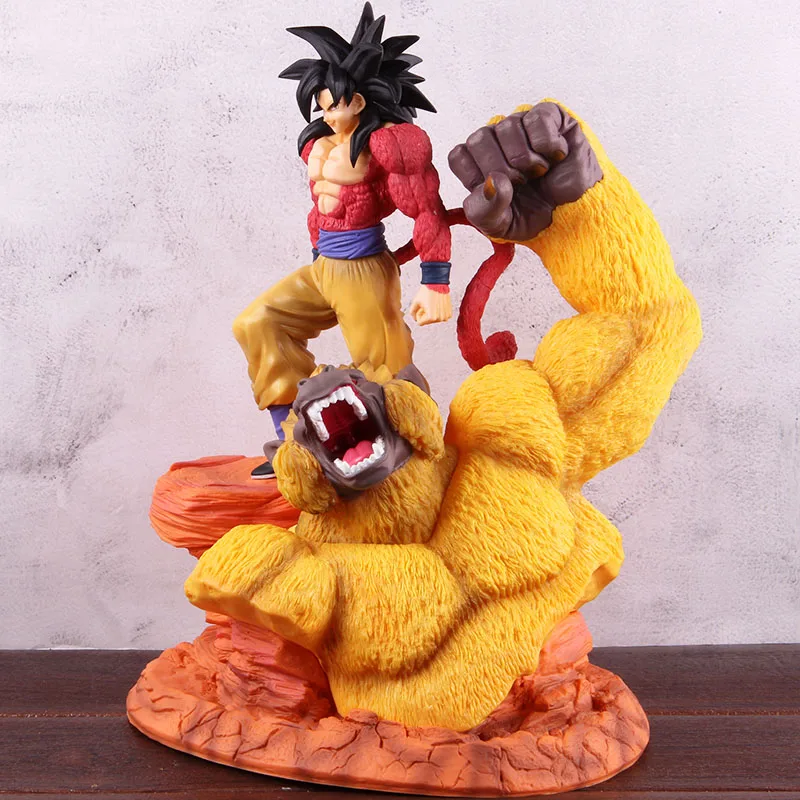 Dragon Ball Z фигурка Сон Гоку GK статуя Супер Saiyan 4 Goku Gold Great Apes Dragon Ball фигурка из ПВХ коллекционная игрушка