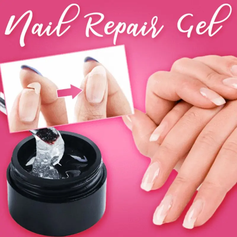 Nail Glue Cracked Nail Repair Gel Strengthen Long Lasting Harmless For