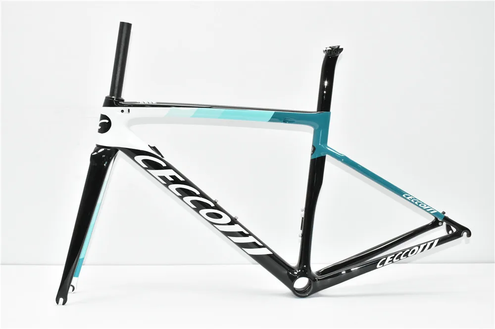 DC019 новая карбоновая рама для дорожного велосипеда ceccotti Toray PF30/BB30/BSA рама+ вилка+ подседельный штырь+ зажим+ гарнитура
