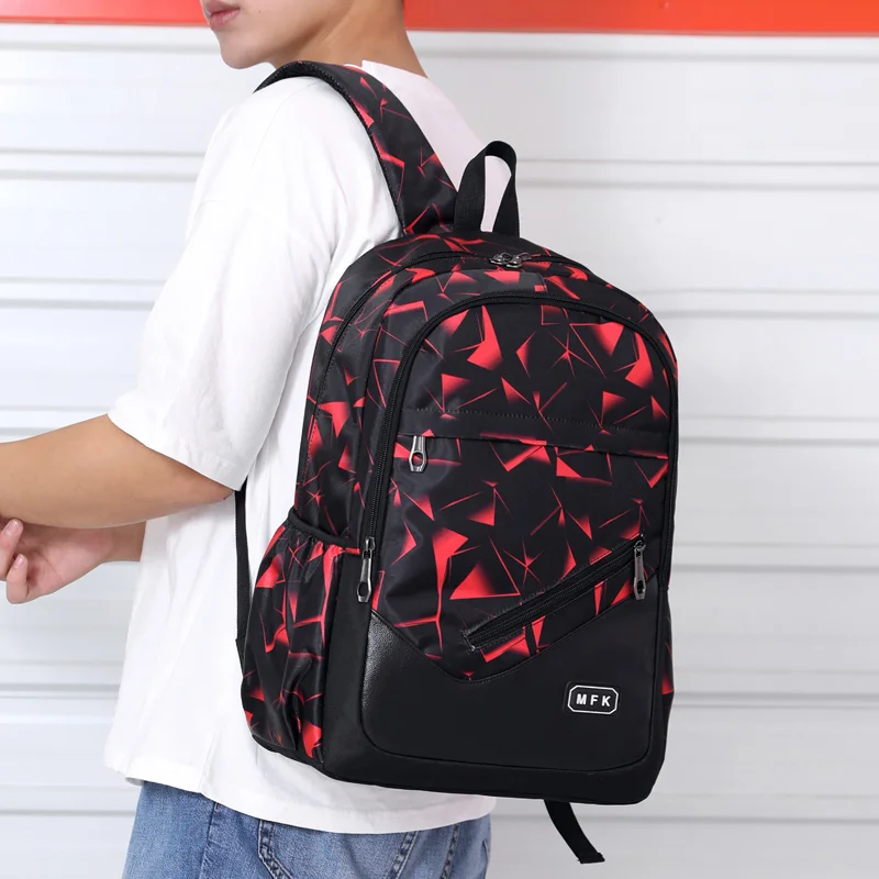 Litthing новая школьная Мода Мужской рюкзак водонепроницаемая сумка рюкзак мужской внешний USB зарядка вместительный рюкзак студенческие сумки