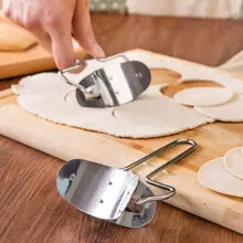 Нержавеющая сталь круг клецки плесень экологичный ролик спагетти тесто прижимной Инструмент для приготовления лапши резак обёртки кожи дома паста
