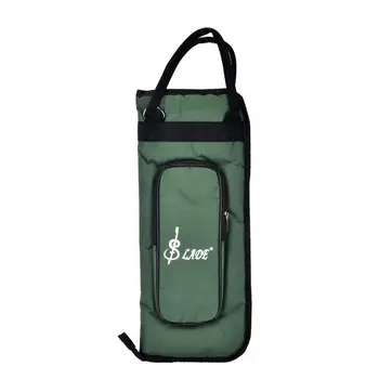 

Drumstick Bag Case Drum Stick Holder Percussion Drum Mallet Bag with External Pocket and Floor Tom Hooks, Green