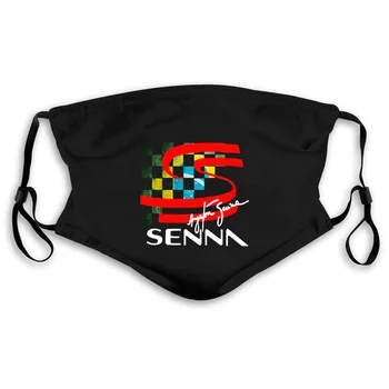 

New AYRTON SENNA Logo Brazil FORMUL4 1 Men's Boy Men Mouth Mask Women's kid PM2.5