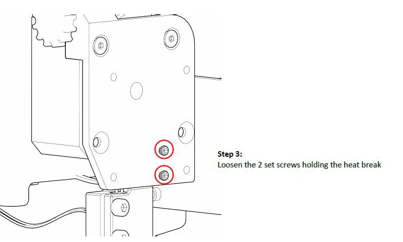Extrusora Structure Kit, Contém Extrusão Handle,Hotend,Gear