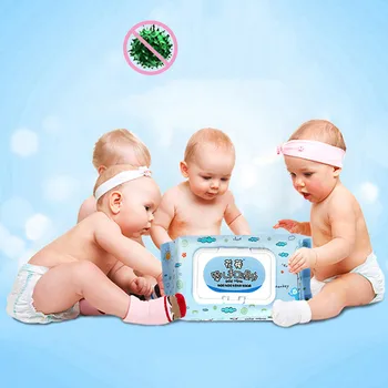 

Baby Antibacterial Wet Wipe Tissue Clean Hand 90 Wet Wipes per Pack