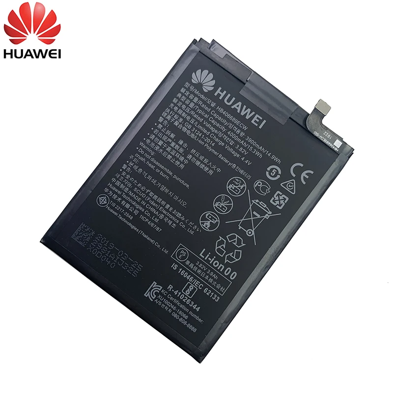 Мазь Хуа Вэй оригинальный аккумулятор 4000 мА/ч HB406689ECW для Huawei Enjoy 7 Plus TRT L53 L21A AL00 TL10A Y7