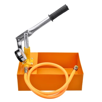 

New 25KG Manual Hydraulic Water Pressure Test Pipeline Tester Pump Measuring Tool for Water Pressure Testing Pump Metal Machine