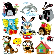 Мультяшные нашивки для одежды, термопереводные наклейки, а-уровень, парчи, моющиеся, сделай сам, на заказ, аппликация, Kawaii, железо на парчках