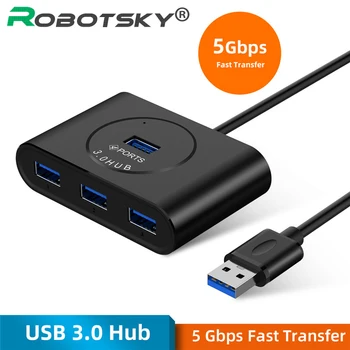 

USB 3.0 HUB 50cm High Speed 4 Ports With Power Supply USB3.0 Splitter OTG Adapter for iMac Laptop Desktop Computer Accessories