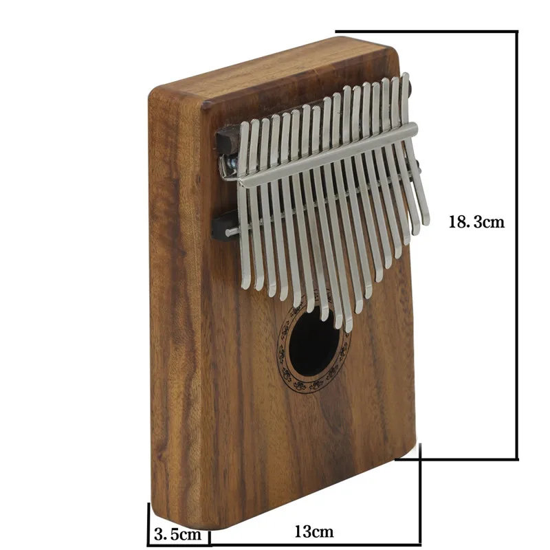 17 клавишный большой палец пианино портативный из красного дерева палец Mbira Музыкальные инструменты для детей