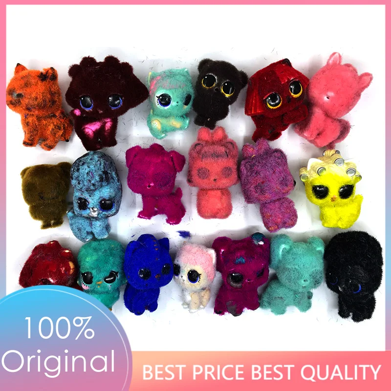 Original y genuino LOL sorpresa muñecas mascotas 1PC cachorro Animal muñecos desnudos anime figura de acción juguetes cumpleaños regalos de navidad