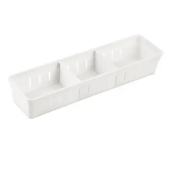 

3 Colors Creative Design Adjustable Drawer Organizer Household Kitchen Board Free Divider Makeup Tableware Storage Box New