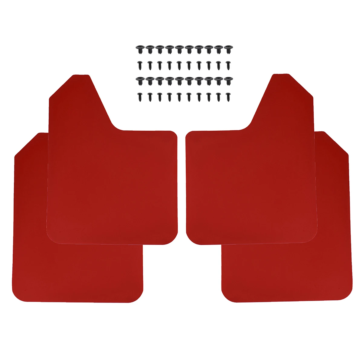 4pcs-set Red Брызговики для Mitsubishi Strada Triton Evolution Evo x ix mr se L200 Barbarian SVP Lancer Sport - Цвет: 4pcs-set Red