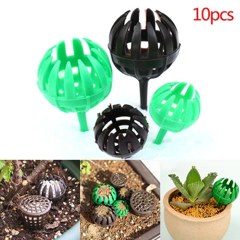 

10Pcs Automatic Fertilizer Baskets Planting Bonsai Tool Agriculture Garden Fertilization Tools Plastic Plant Box Basket