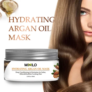 

100ML Argan Oil Hair Mask Hair Treatment Mask 5 Seconds Repairs Damage Hair Root Hair Tonic Keratin Hair and Scalp Treatment
