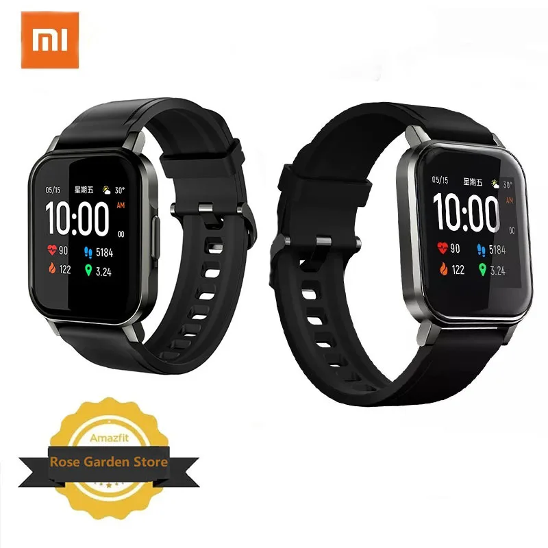 Смарт часы Xiaomi Haylou Solar LS02 1 4 дюйма IP68 водостойкие|Презервативы| |