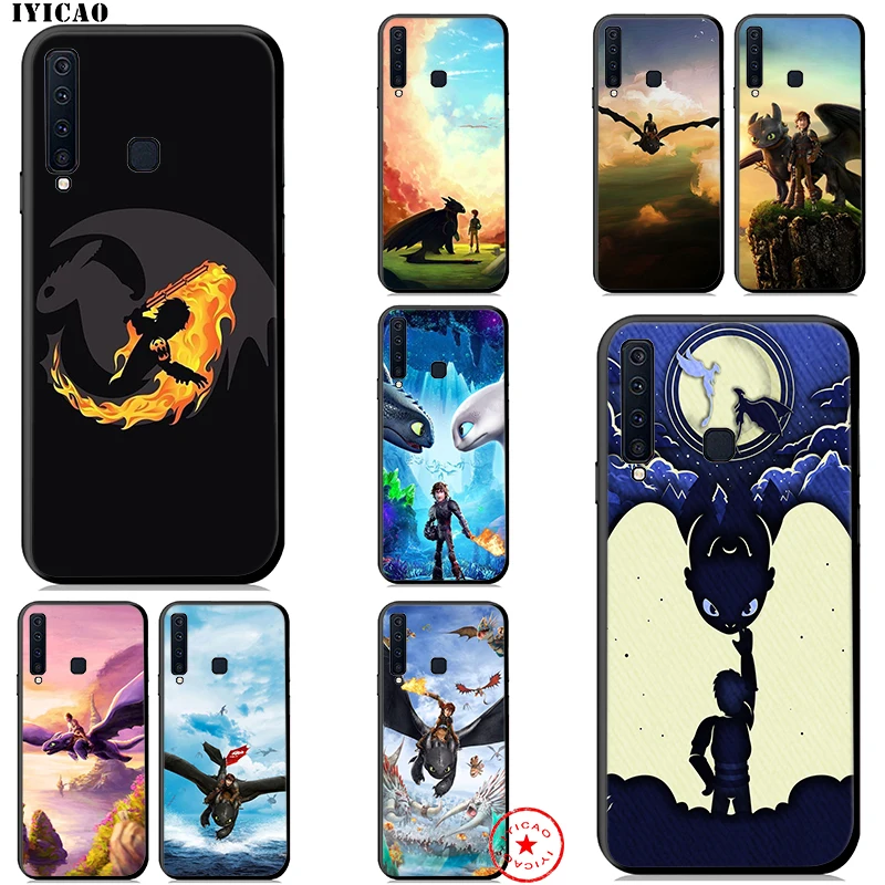 IYICAO Как приручить дракона мягкий чехол для samsung Galaxy A9 A8 A7 J6 A6 Plus 2018 A3 A5 2016 2017
