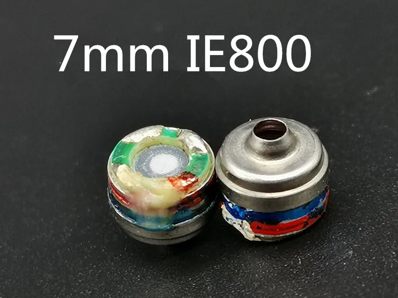 7mm speaker unit ie800 driver 16ohms DIY headphone accessories 4pcs