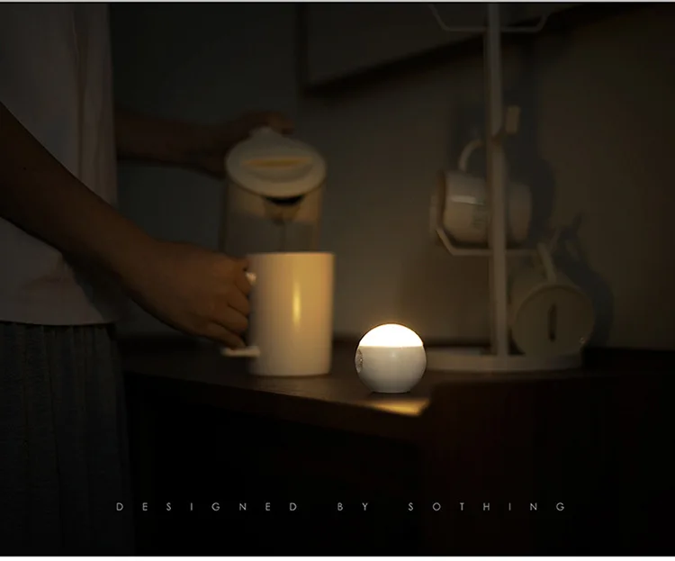 Sothing to of Xiao Ming маленькая Индукционная Ночная лампа для коридора, ванной комнаты, спальни, интеллектуальная прикроватная лампа для человеческого тела