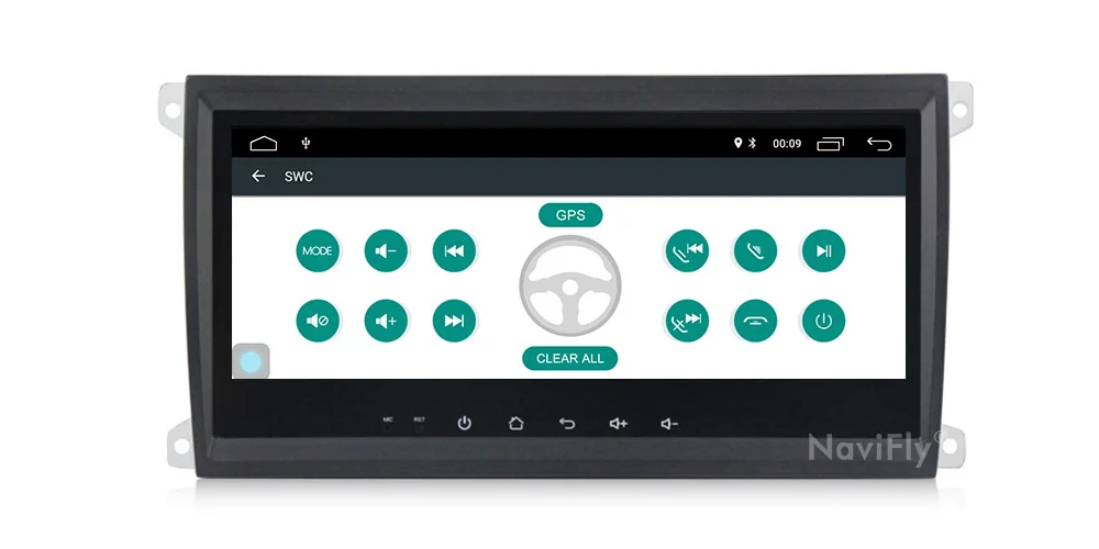 Discount NaviFly Android 9.1 Car multimedia player for Porsche Cayenne 2003-2010 & Cayenne S & Cayenne GTS 2003-2010 RAM 2G ROM 32G AM FM 16