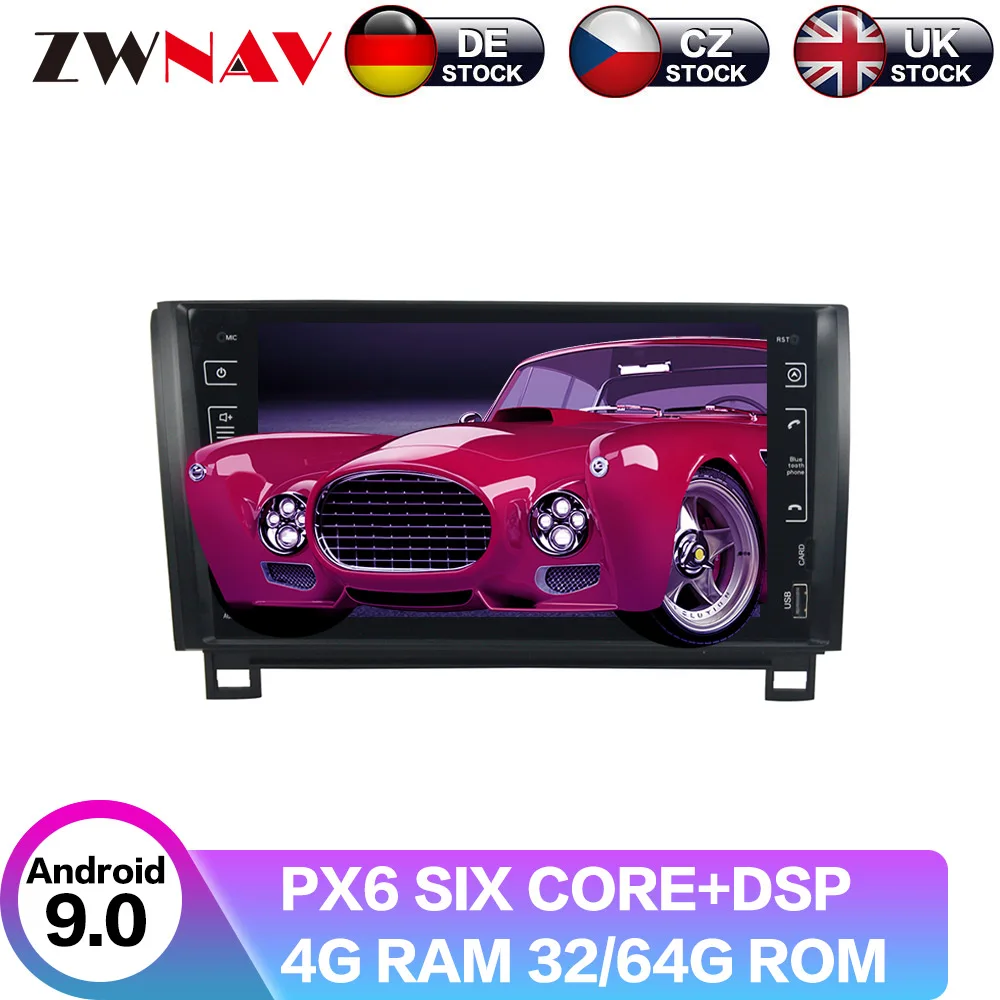 Android 10 IPS DSP Carplay для Toyota Sequoia 2007-2013 Scree Автомобильный Радио Видео Плеер Мультимедиа