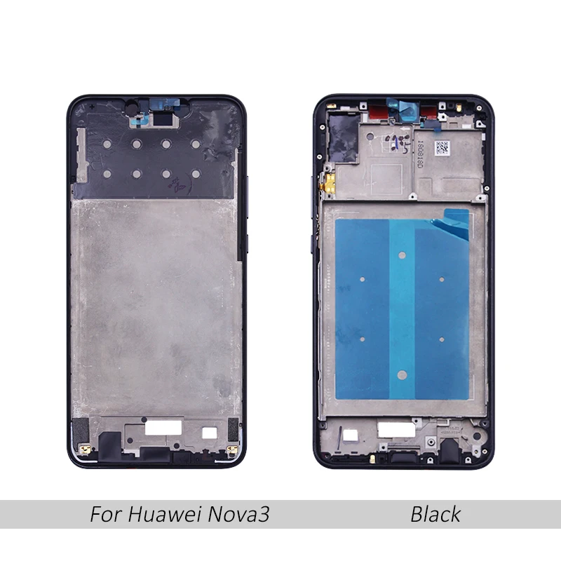 Для huawei P20 mate 20 Pro Nova 3 4 средняя рамка задняя крышка корпуса Запчасти для huawei Honor V20 9i